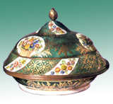 Эмалированная миска с крышкой. Вена, 1771 г.